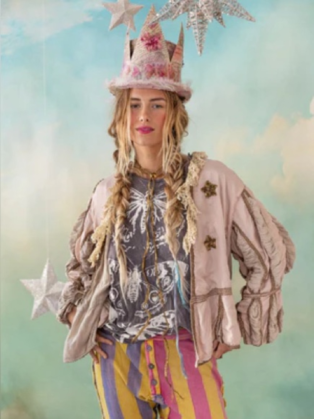 Silk Monique Magnolia Pearl Jacket